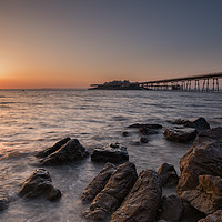Buy canvas prints of Golden Rocks, Glorious Sun by Chris Sweet