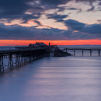 Buy canvas prints of Red Sky, Blue Hour by Chris Sweet
