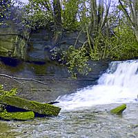 Buy canvas prints of waterfall by paul ratcliffe