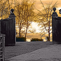 Buy canvas prints of bulmers gates herefordshire by paul ratcliffe