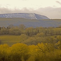 Buy canvas prints of Brecon Beacon view from herefordshire by paul ratcliffe