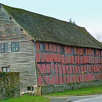 Buy canvas prints of parliament barn,winforton herefordshire uk by paul ratcliffe