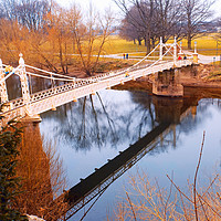 Buy canvas prints of bridge over the river wye by paul ratcliffe