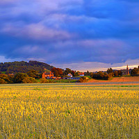 Buy canvas prints of herefordshire farmland by paul ratcliffe