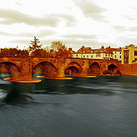 Buy canvas prints of hereford bridge by paul ratcliffe