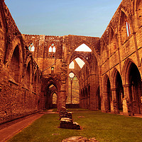Buy canvas prints of Tintern abbey arches by paul ratcliffe