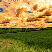 Buy canvas prints of herefordshire landscape by paul ratcliffe