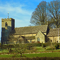 Buy canvas prints of lyonshall church herefordshire by paul ratcliffe