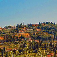 Buy canvas prints of tuscan landscape by paul ratcliffe