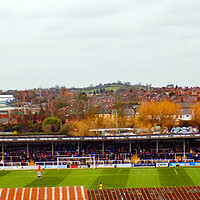 Buy canvas prints of hereford fc football ground by paul ratcliffe