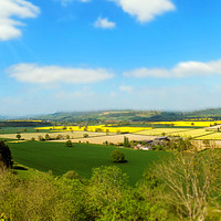 Buy canvas prints of shropshire landscape by paul ratcliffe