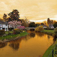 Buy canvas prints of Eardisland herefordshire by paul ratcliffe