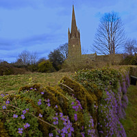Buy canvas prints of weobley church herefordshire by paul ratcliffe