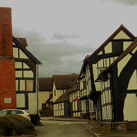 Buy canvas prints of weobley by paul ratcliffe