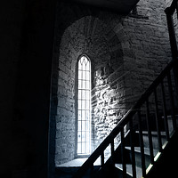 Buy canvas prints of stairway window by paul ratcliffe