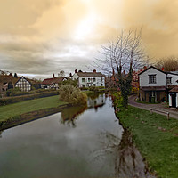 Buy canvas prints of village of eardisland , herefordshire by paul ratcliffe
