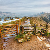Buy canvas prints of The Gate on the Great Ridge at Mam Tor by John Cummings