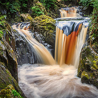 Buy canvas prints of The Pecca Falls in the Yorkshire Dales by John Cummings