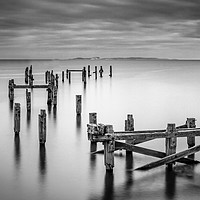 Buy canvas prints of The Old Pier at Swanage by John Cummings