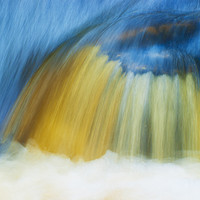 Buy canvas prints of Blue Cascade by Paul Cullen