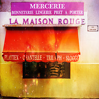 Buy canvas prints of La Maison Rouge Fantasy by Paul Cullen