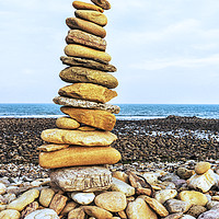 Buy canvas prints of Stone Stack by Paul Cullen
