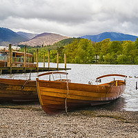 Buy canvas prints of Keswick Hire Boats by Paul Cullen