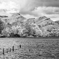 Buy canvas prints of Derwentwater Boathouse by Paul Cullen