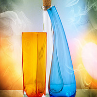 Buy canvas prints of Glas jars and bottles by Paul Cullen