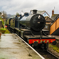 Buy canvas prints of West Somerset Railway Steam Train. by Paul Cullen