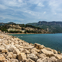 Buy canvas prints of Cassis Coastline. by Paul Cullen