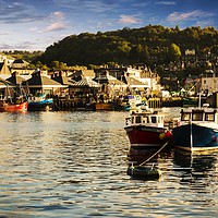 Buy canvas prints of Oban Harbour, Oban, Argyle, Scotland. 28th August  by Paul Cullen
