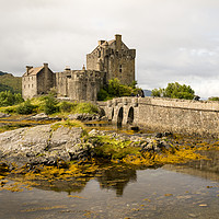 Buy canvas prints of Eilean Donan Castle 2nd September 2015 by Paul Cullen