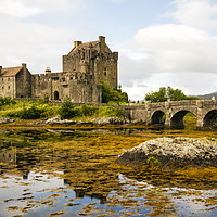 Buy canvas prints of Eilean Donan Castle 2nd September 2015 by Paul Cullen