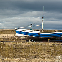 Buy canvas prints of Boat out for winter. by Paul Cullen