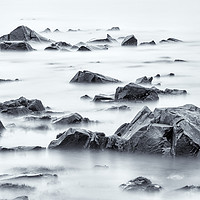 Buy canvas prints of Rocks Uncovered at Lindisfarne. by Paul Cullen