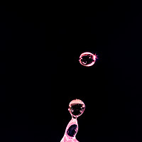 Buy canvas prints of Pink Water Drop by Mick Sadler ARPS