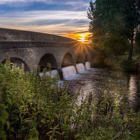 Buy canvas prints of River at sunset by Mick Sadler ARPS