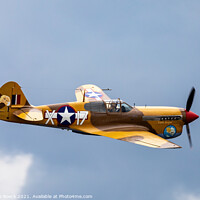 Buy canvas prints of Curtis P-40F Warhawk by Steve de Roeck