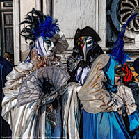 Buy canvas prints of Venice Carnival by Steve de Roeck