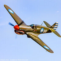 Buy canvas prints of Curtiss P40 by Steve de Roeck