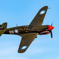 Buy canvas prints of Curtiss P40 Warhawk by Steve de Roeck