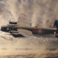 Buy canvas prints of Canadian Lancaster Bomber Vera by Steve de Roeck