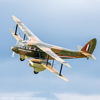 Buy canvas prints of de Havilland Dragon Rapide G-AGJG by Steve de Roeck