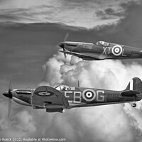 Buy canvas prints of Spitfire Duo by Steve de Roeck