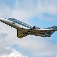 Buy canvas prints of Dassault Falcon Jet by Steve de Roeck