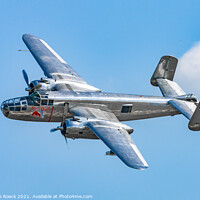 Buy canvas prints of North American B25 Mitchell Bomber by Steve de Roeck