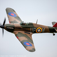 Buy canvas prints of Hawker Hurricane UP-W by Steve de Roeck