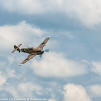 Buy canvas prints of Messerschmitt Bf109, Lone fighter by Steve de Roeck