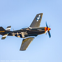 Buy canvas prints of North American P51D Mustang Ace Of Clubs by Steve de Roeck